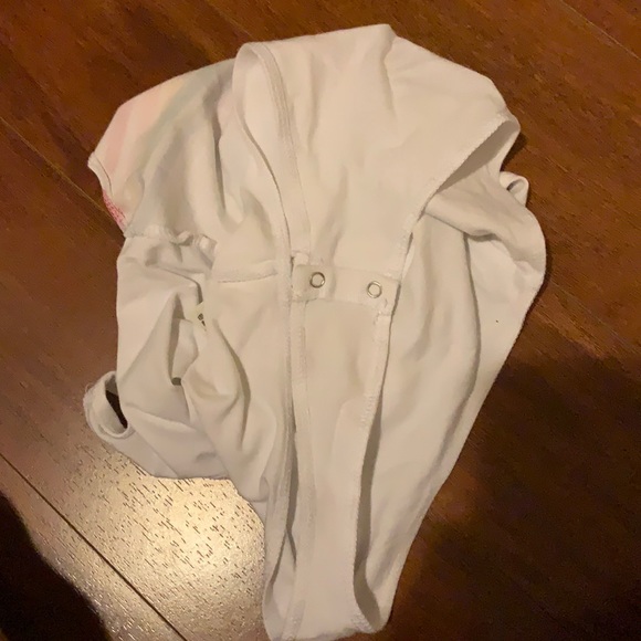 White Garage body suit with rainbow design. Women P/S - Picture 3 of 3